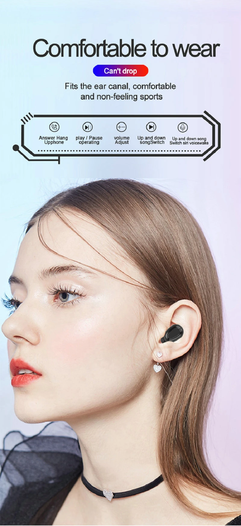 Factory Direct Wholesale Tws Bluetooth 5.0 Mini Ear Pods Wireless Earbud Earphone with Charging Box