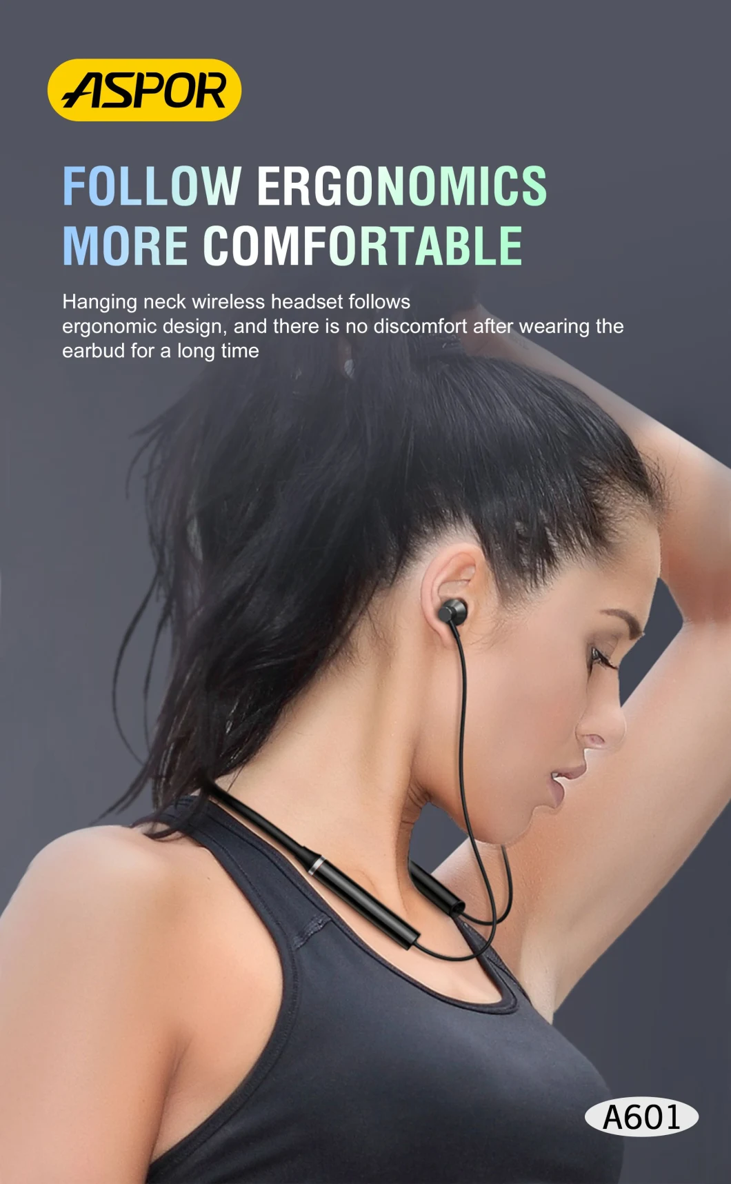 2023 Hot Neck Wireless Earphone Long Battery Life Long Standby Time 120 Hours Neckband