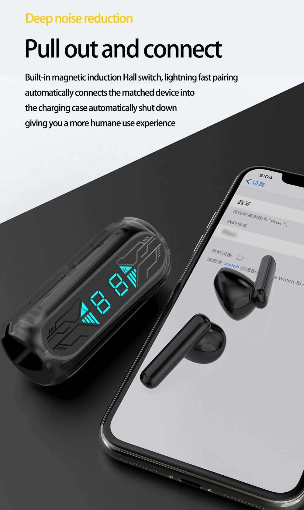 T400 Wireless Headsets Earbuds Bluetooth Earphone