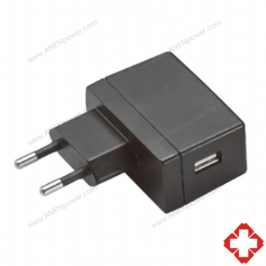 En/IEC 60601 Certified 6W Max 5V USB Medical Charger 6V 9V Wall Transformer 24V Power Supply 12V Wall AC DC Adapter