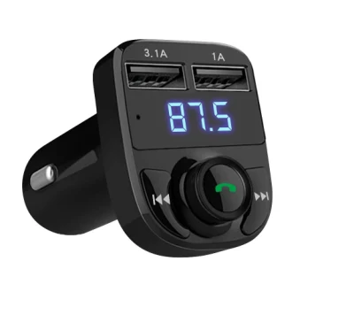 3.1A Quick Charger Dual USB Bluetooth Handsfree Car Charger Kit