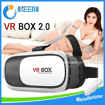 Factory Supply 3D Head Mount Vr Box 2ND Generation Virtual Reality Vr Glasses & Bluetooth Remote Control