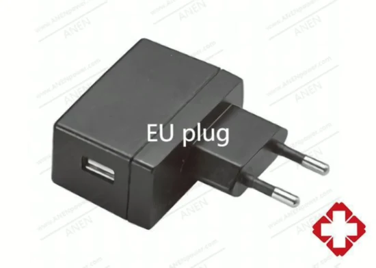 En/IEC 60601 Certified 6W Max 5V USB Medical Charger 6V 9V Wall Transformer 24V Power Supply 12V Wall AC DC Adapter